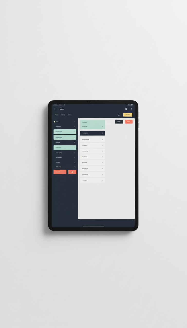 Web App Menu Blueprint Package