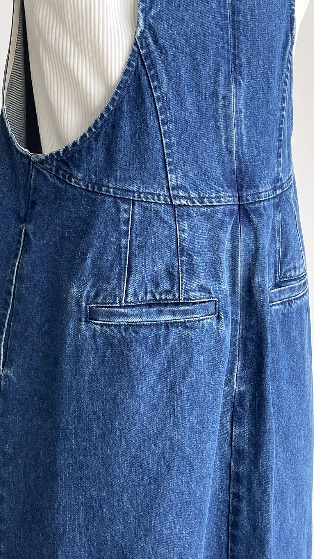Minimalist Denim Tank Dress