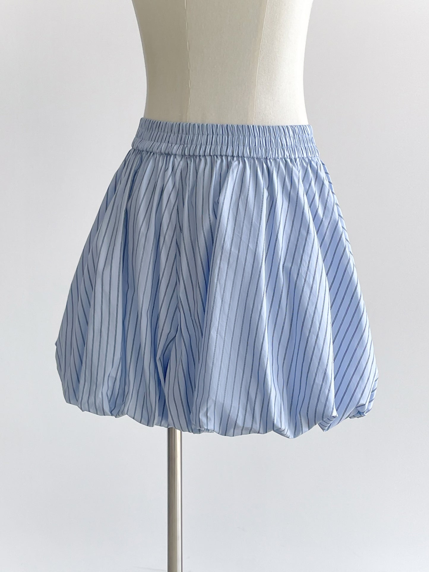 Blue Striped Shorts