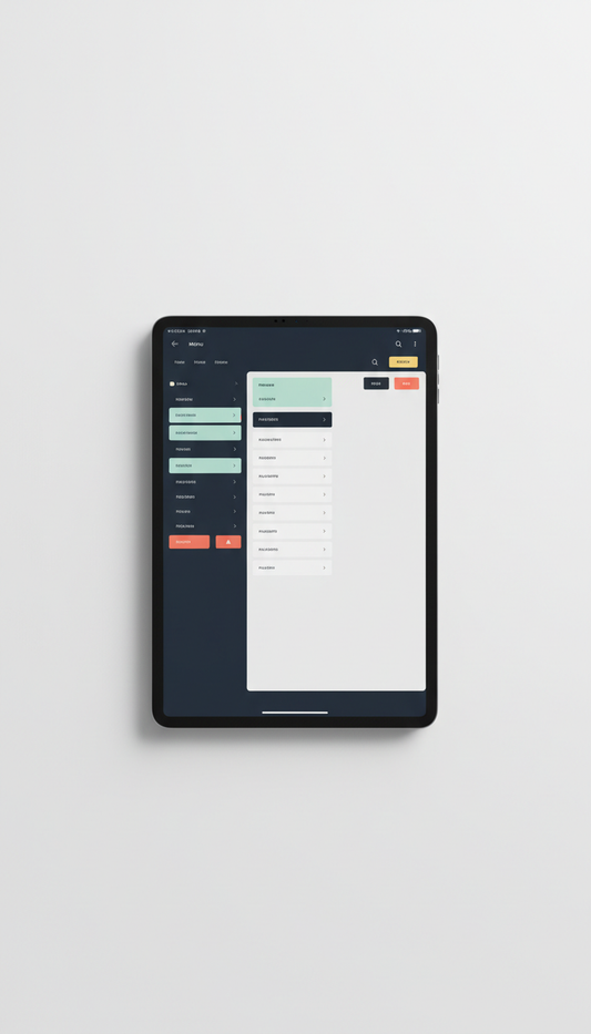 Web App Menu Blueprint Package