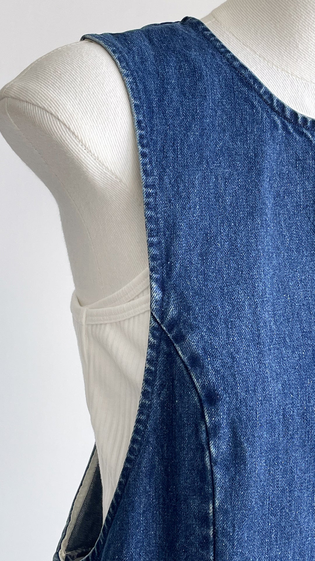 Minimalist Denim Tank Dress