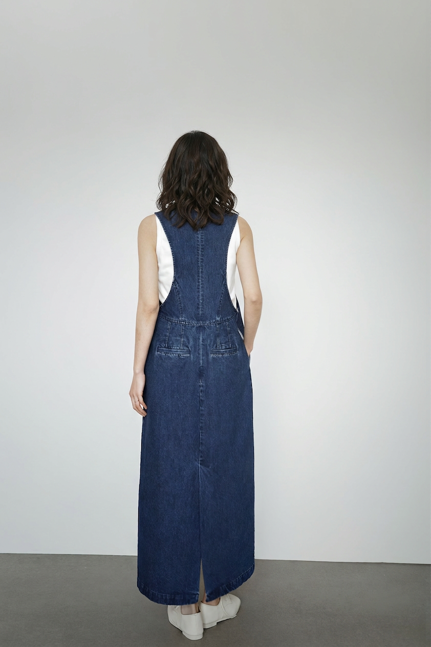Minimalist Denim Tank Dress