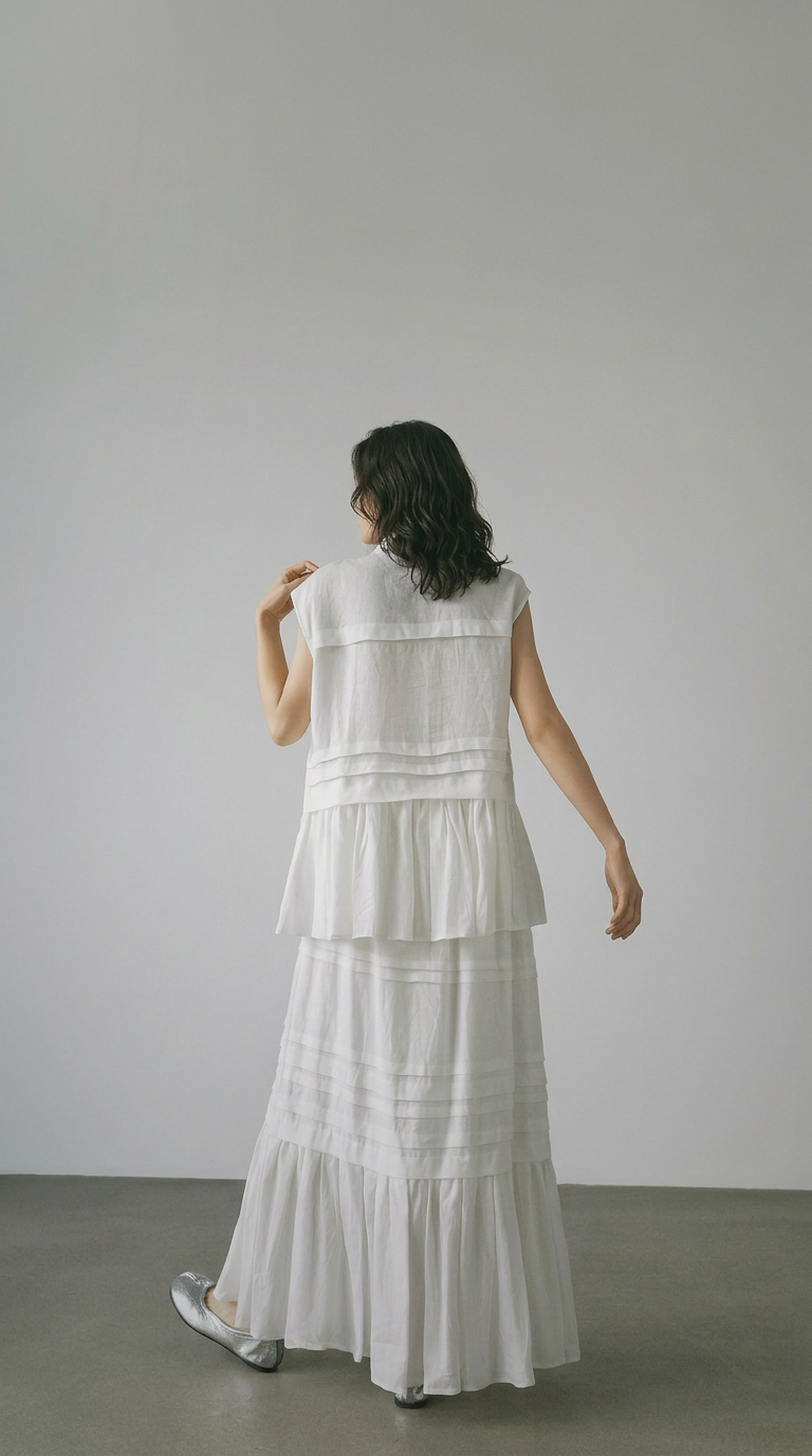 Sleeveless Linen Top