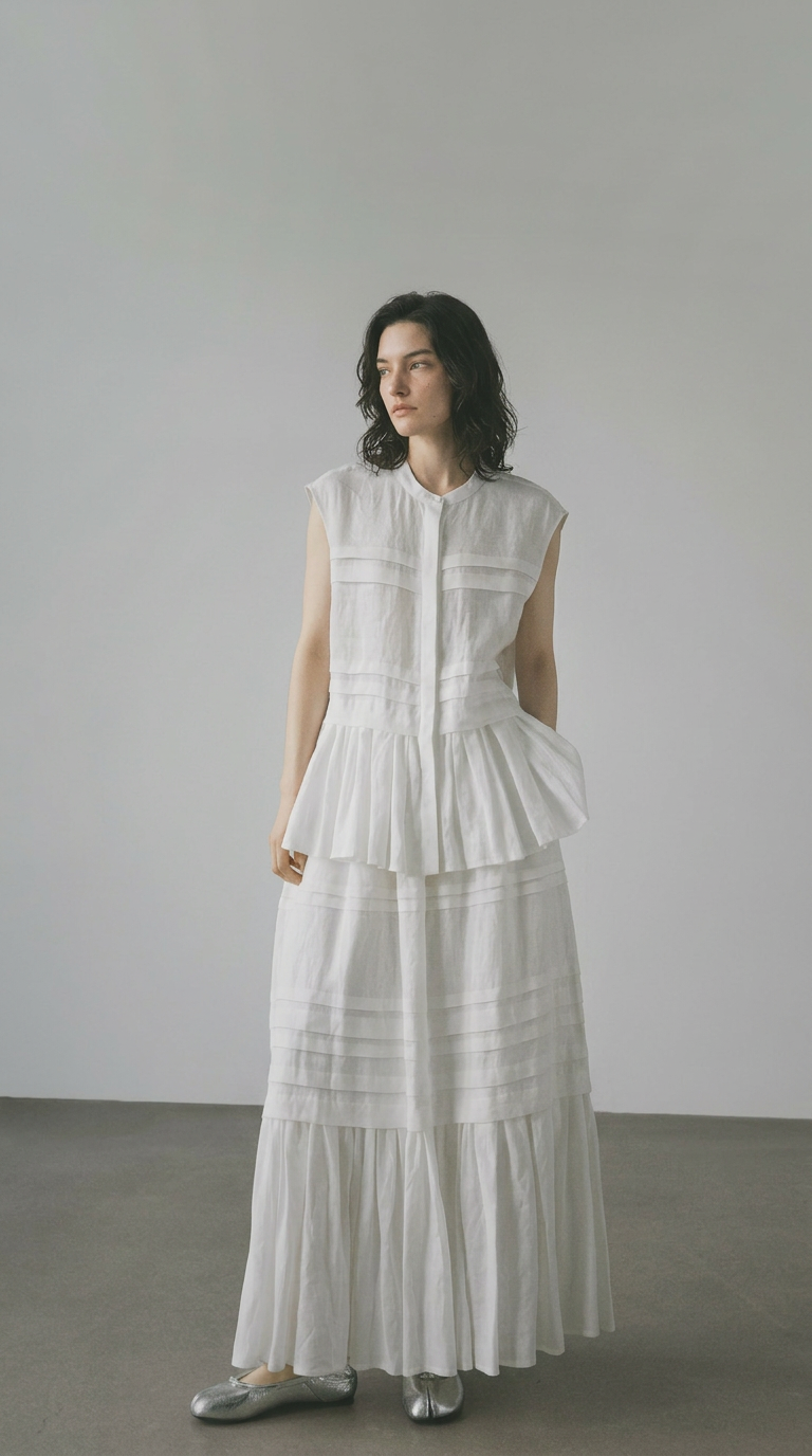 Sleeveless Linen Top