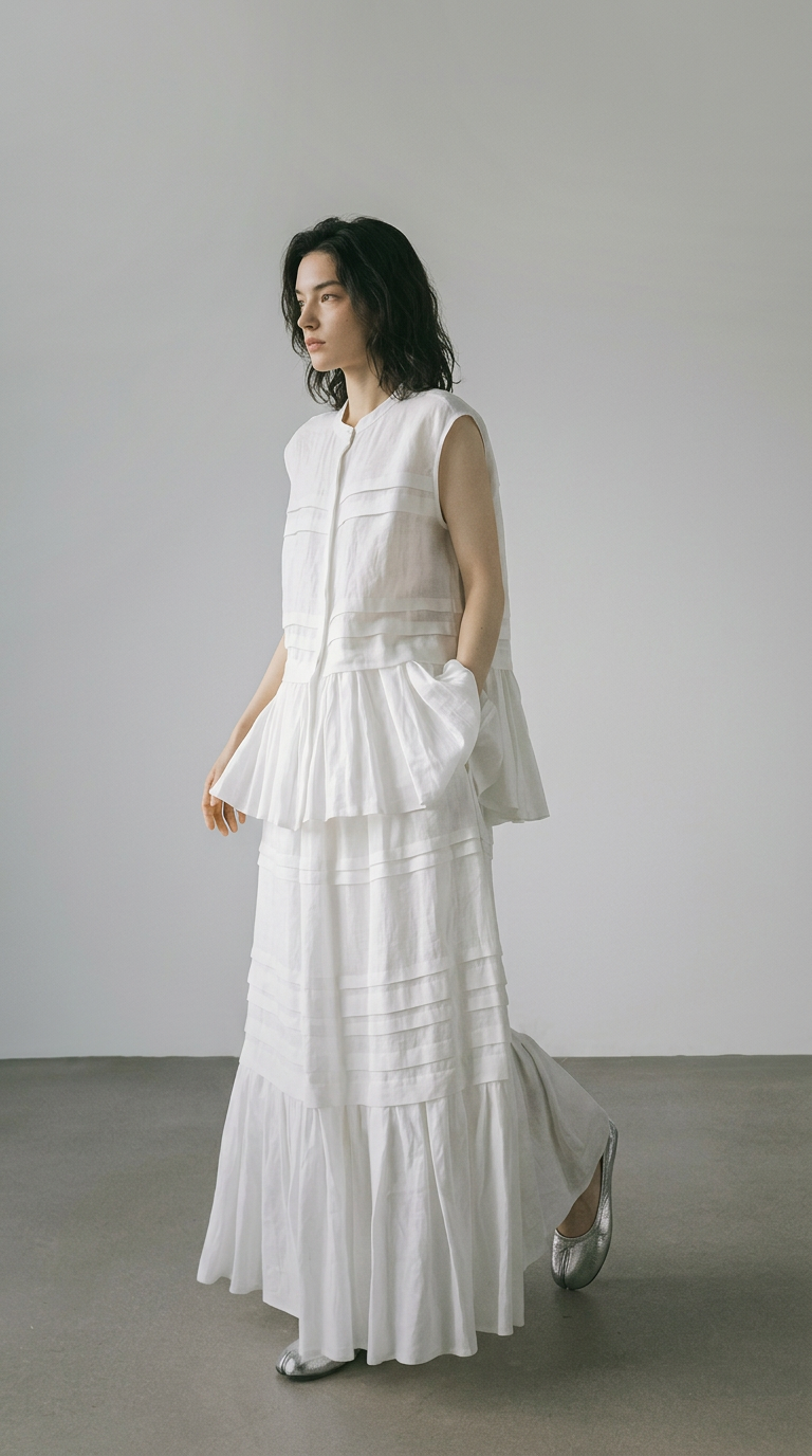 Sleeveless Linen Top