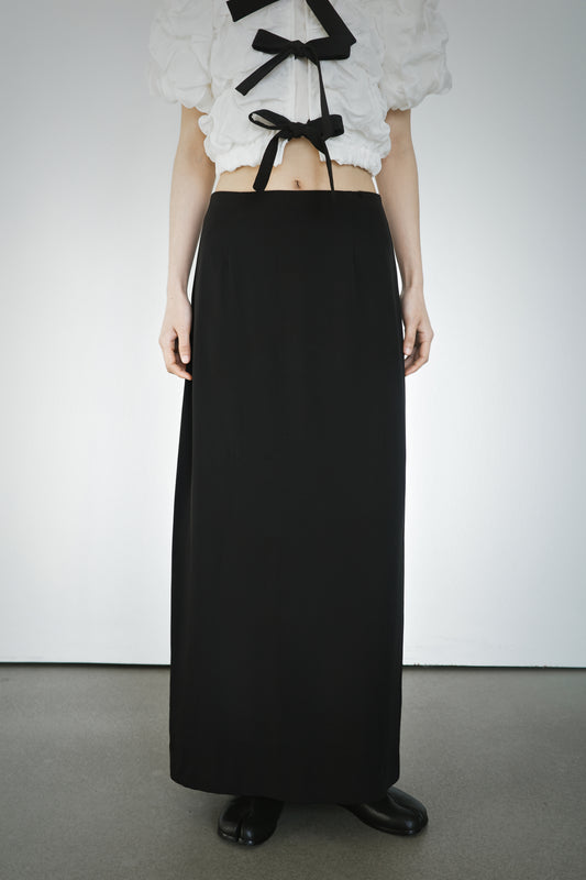 Minimalist Straight Midi Skirt