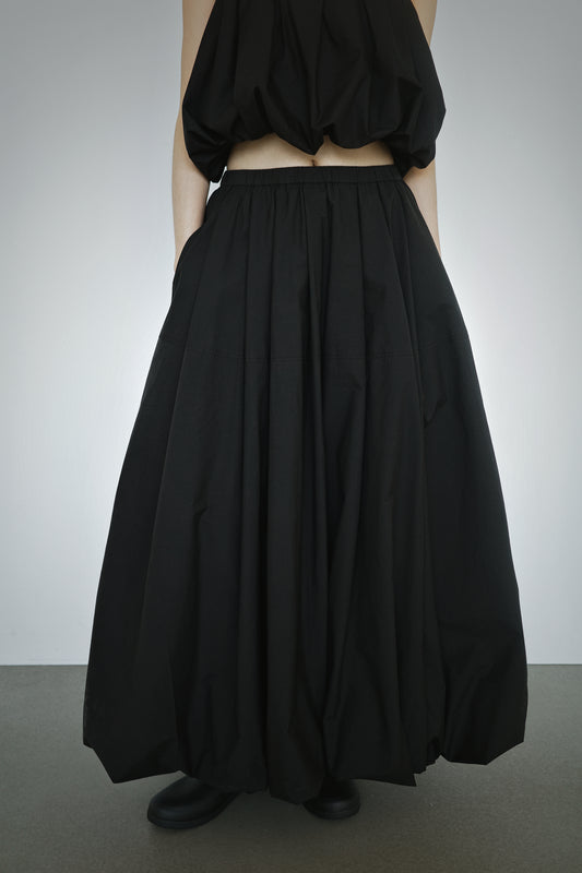 Sculptural Bubble Midi Skirt – B