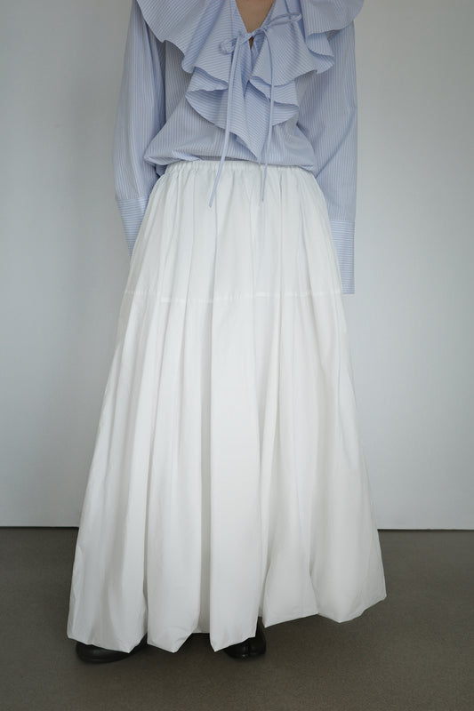 Sculptural Bubble Midi Skirt – A