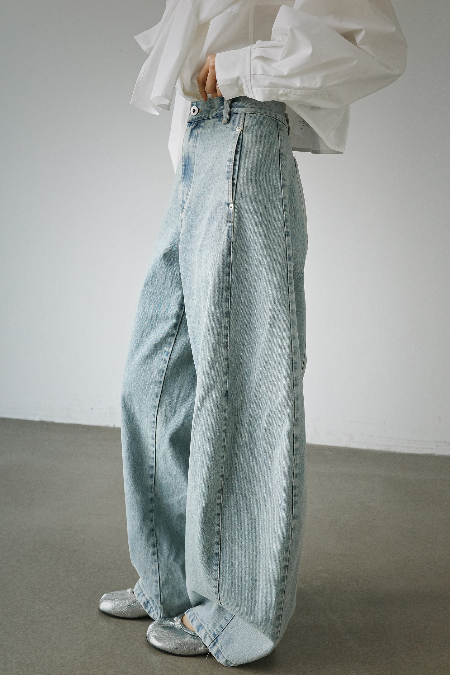 Casual Vintage Blue Jeans