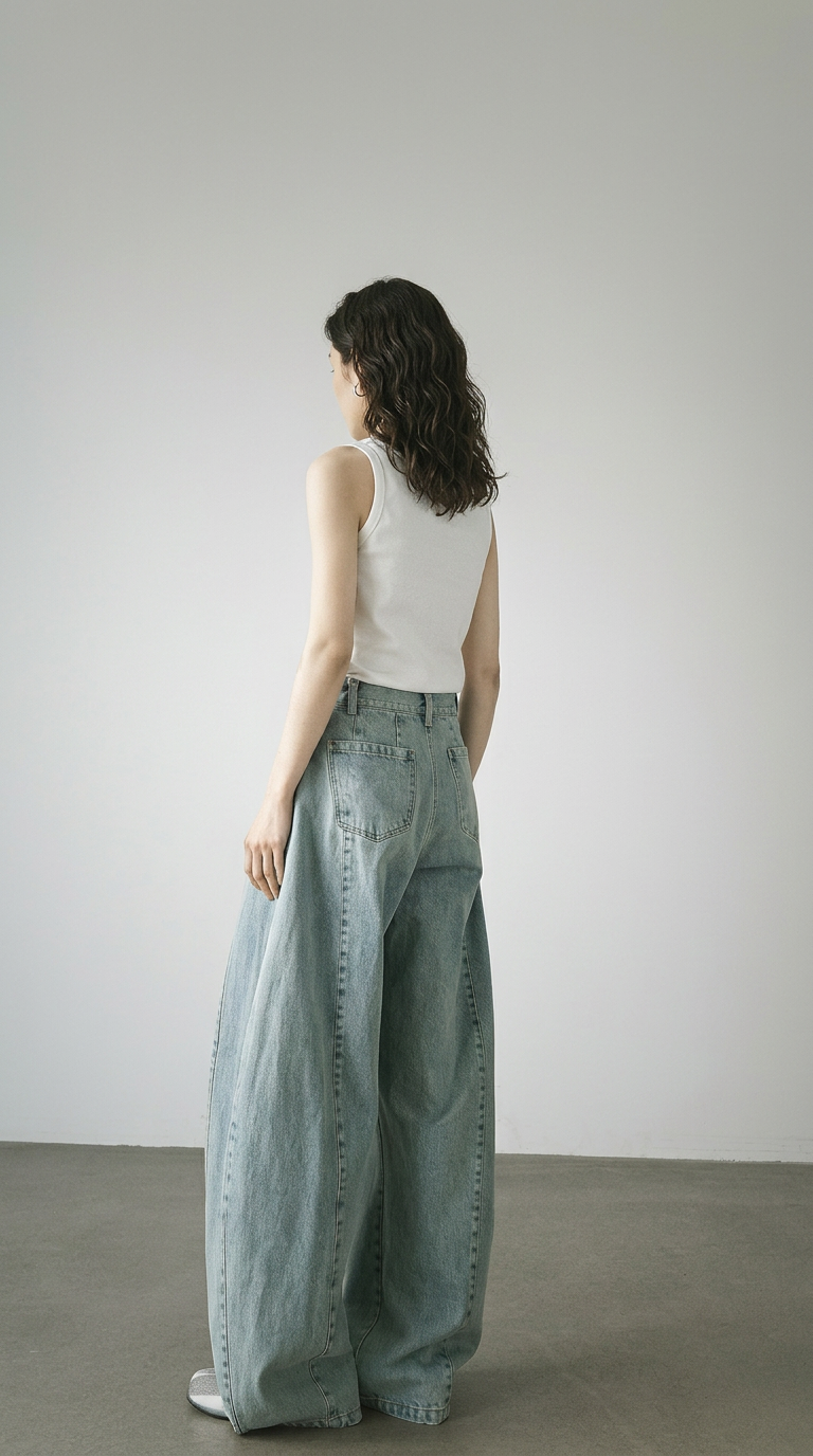 Casual Vintage Blue Jeans
