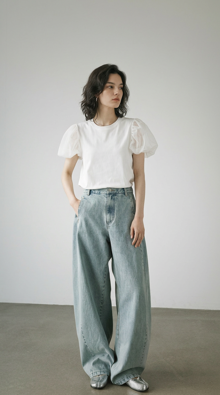 Casual Vintage Blue Jeans