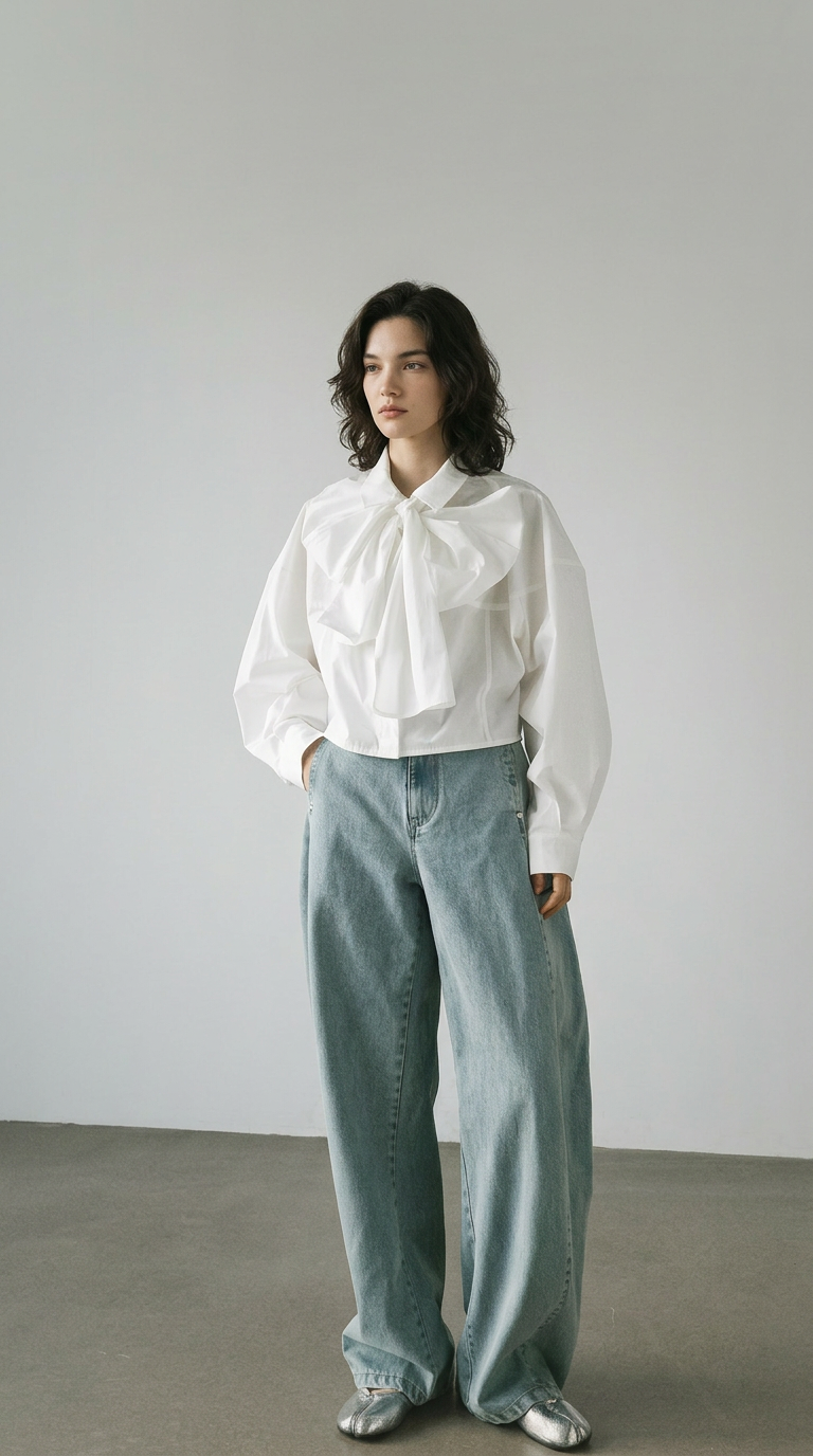 Casual Vintage Blue Jeans