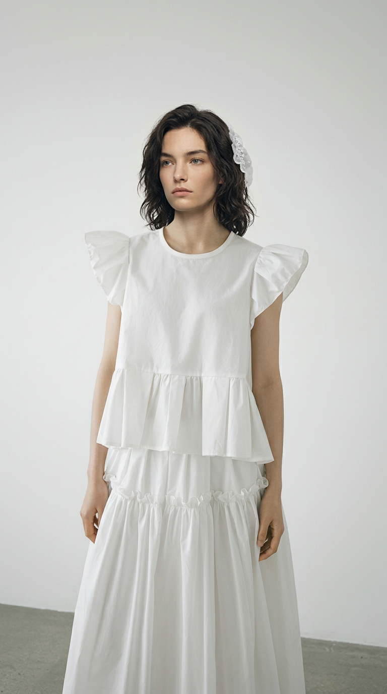 Flutter Sleeve Top