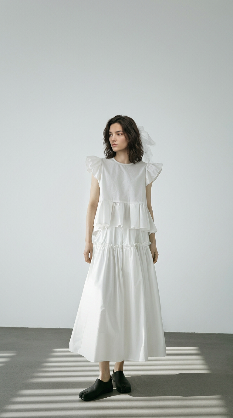 Flutter Sleeve Top