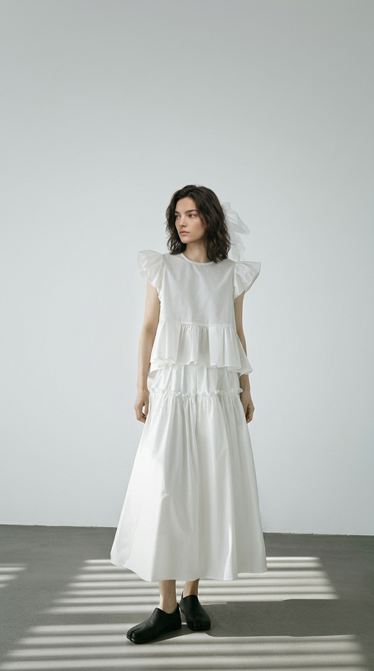 Flutter Sleeve Top