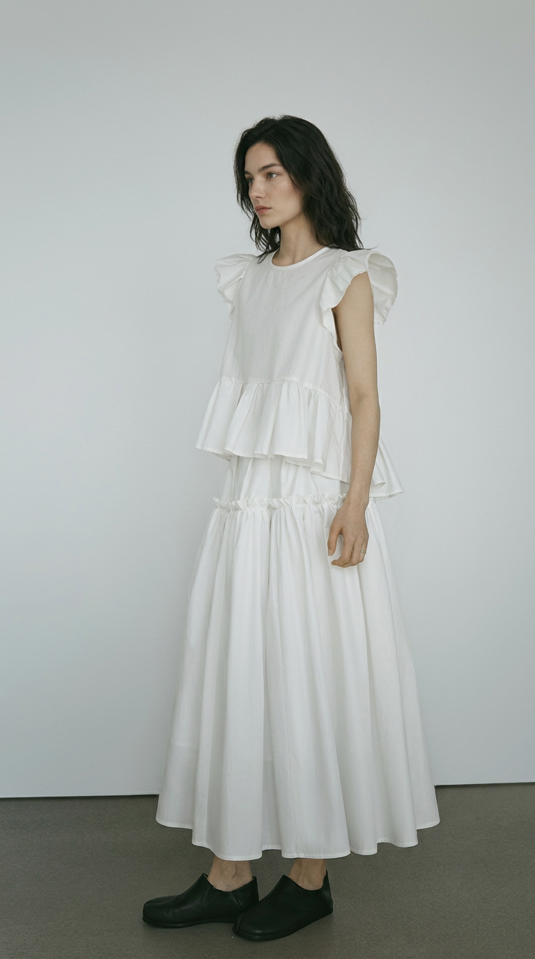 Flutter Sleeve Top