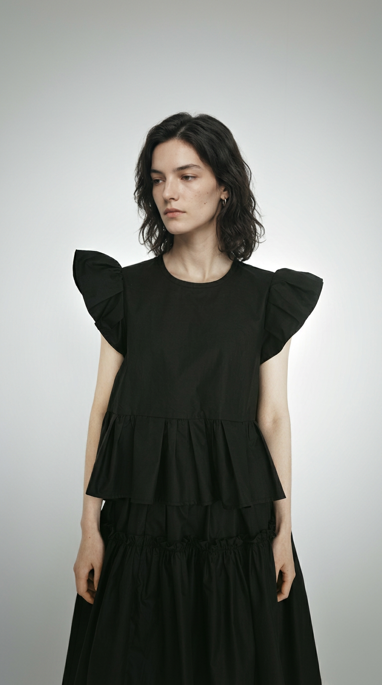 Flutter Sleeve Top