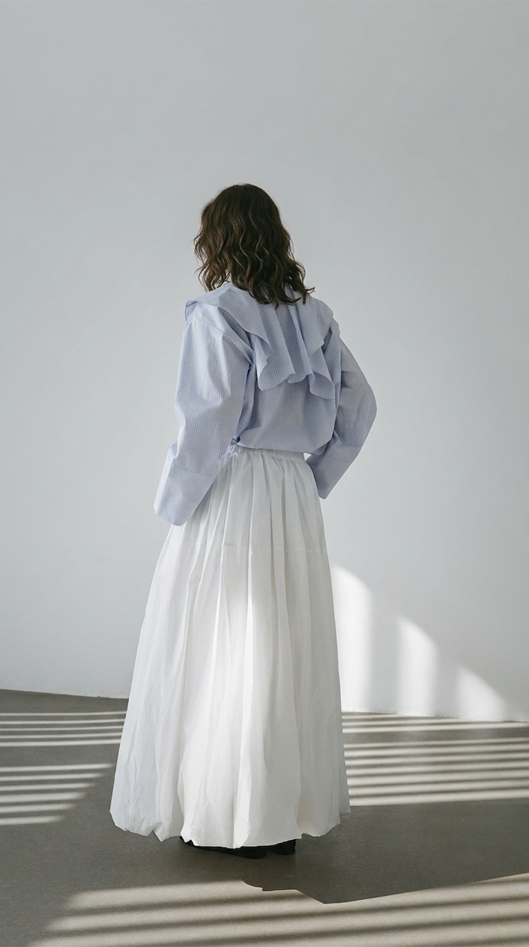 Bubble Midi Skirt