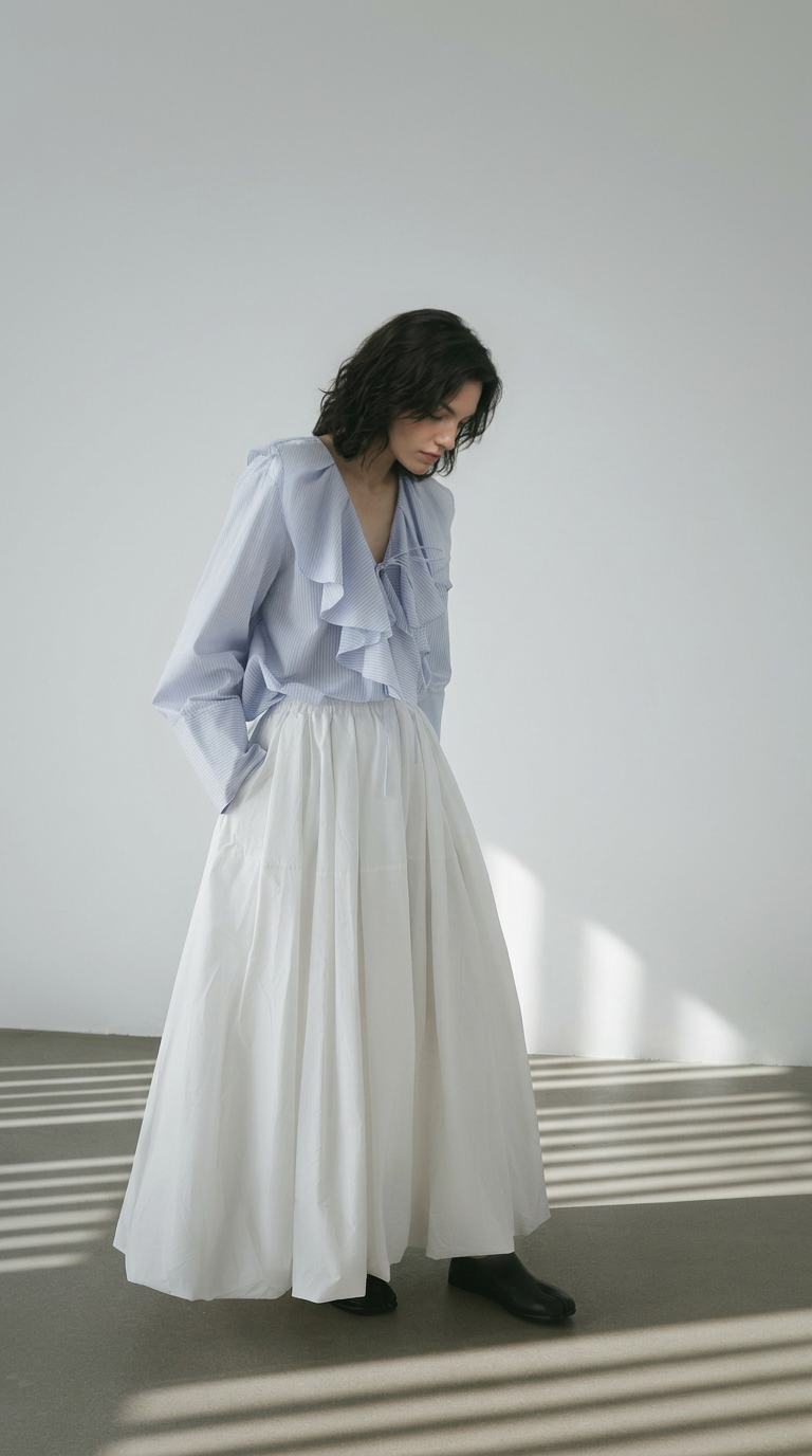 Bubble Midi Skirt