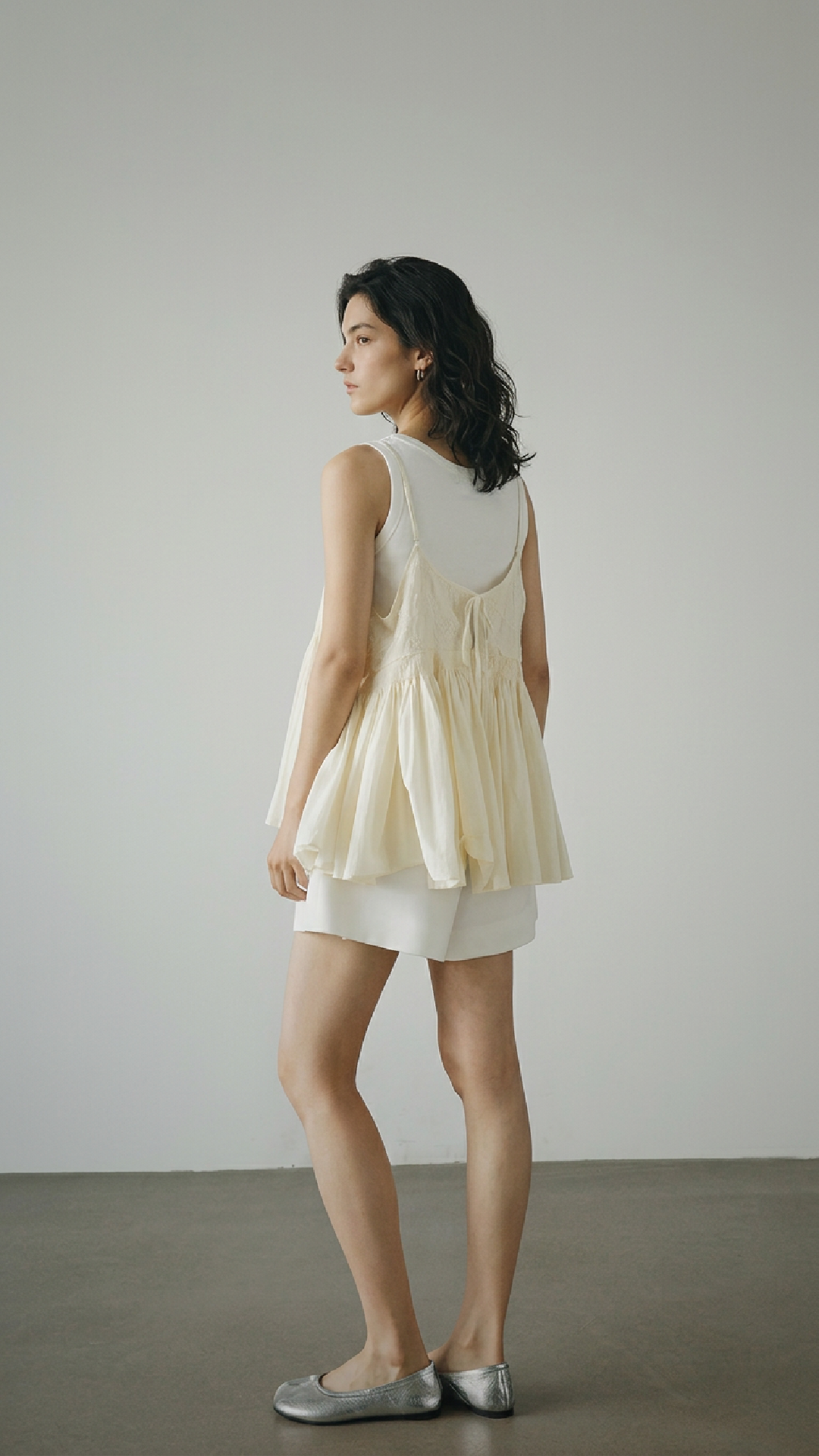 Embroidered Panel Cami Top