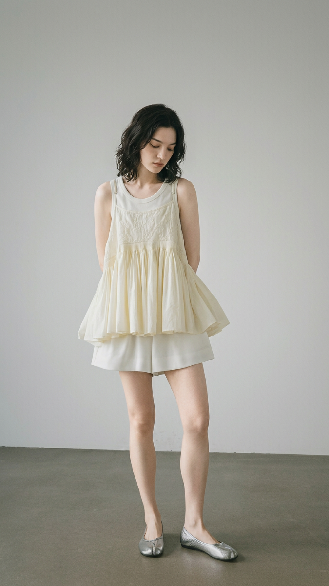 Embroidered Panel Cami Top