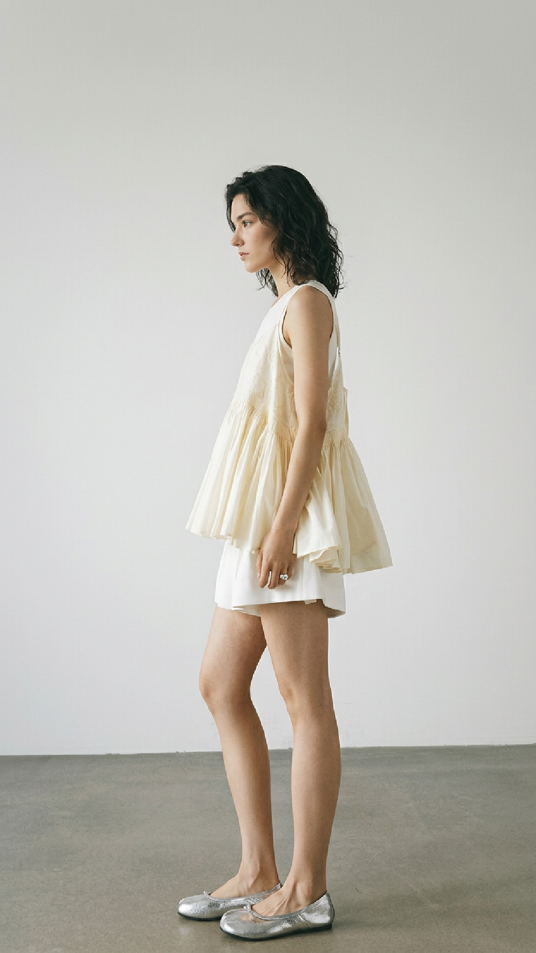 Embroidered Panel Cami Top