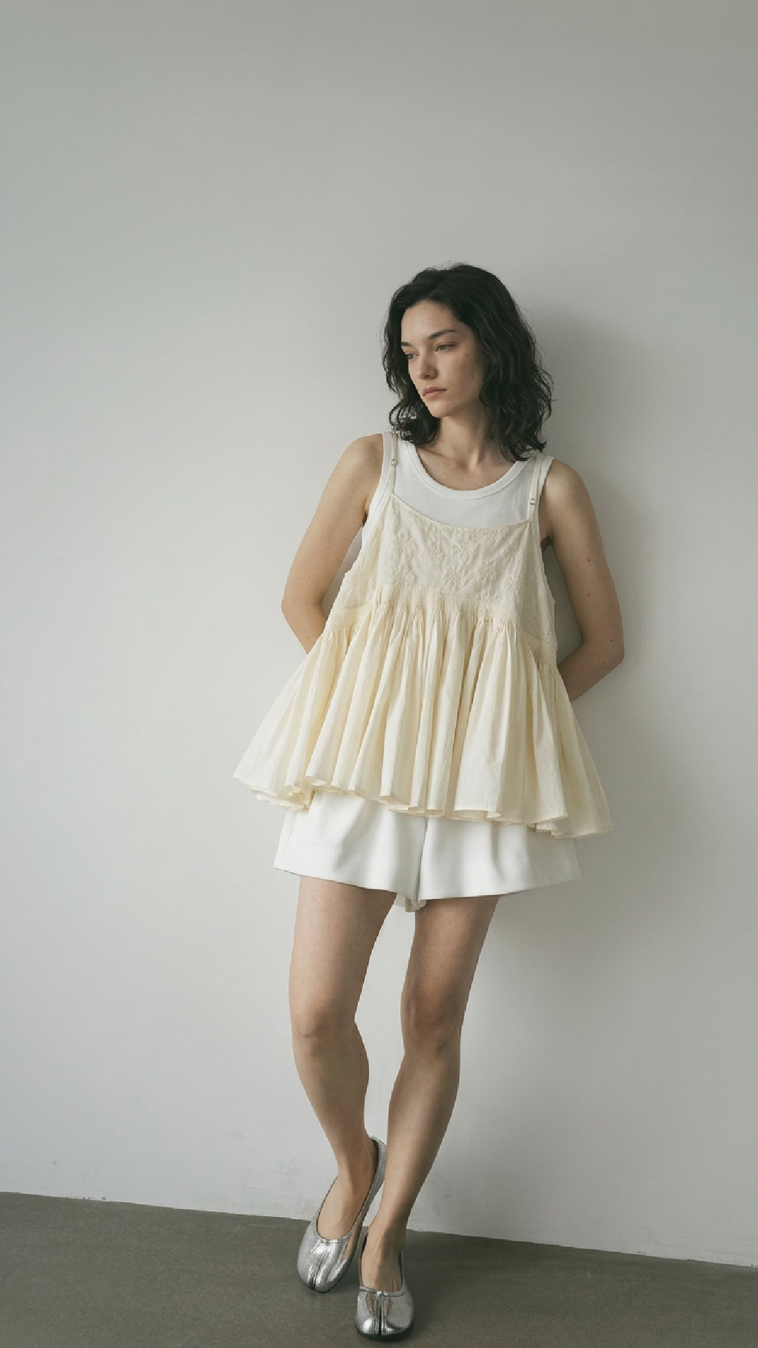 Embroidered Panel Cami Top