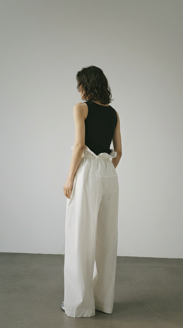 Relaxed Balloon Wide-Leg Pants