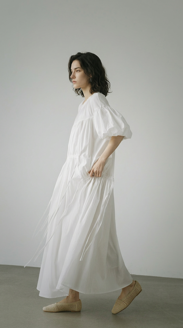 Drawstring Dress