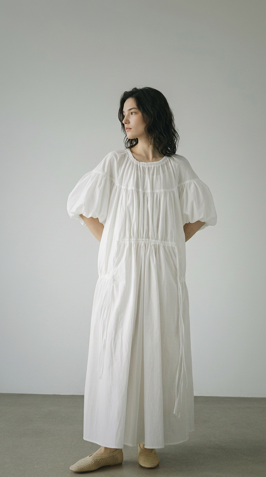 Drawstring Dress