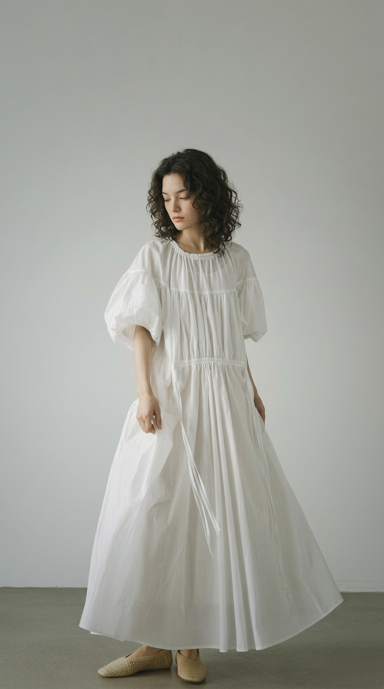 Drawstring Dress