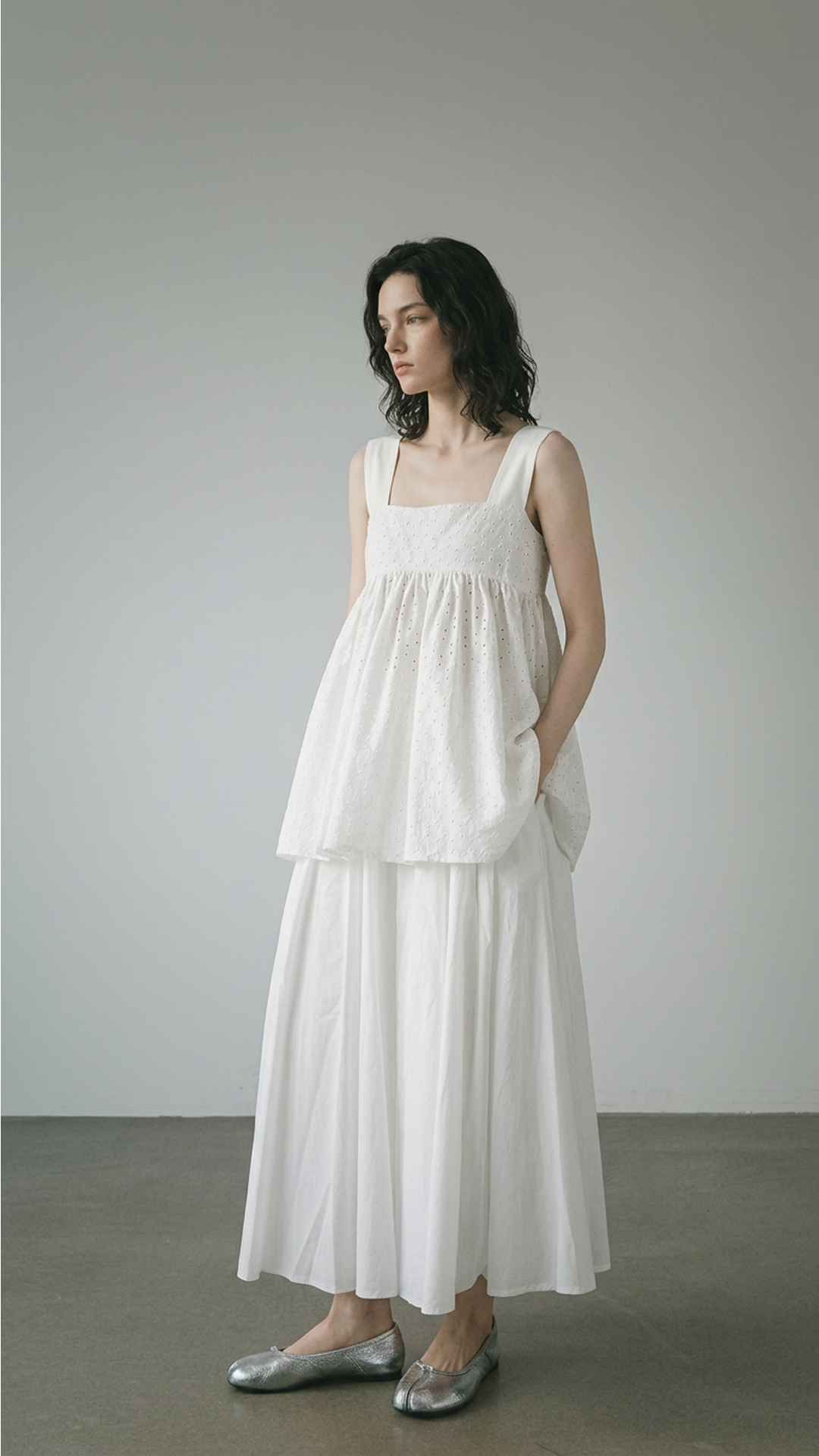 Cutwork Embroidered Tank Top