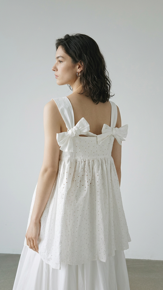 Cutwork Embroidered Tank Top