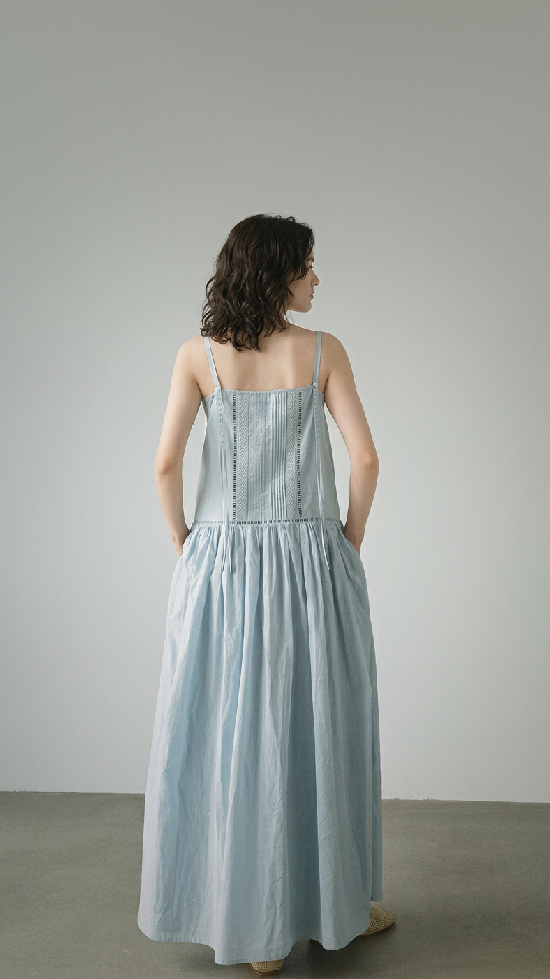 Embroidered Cami Dress