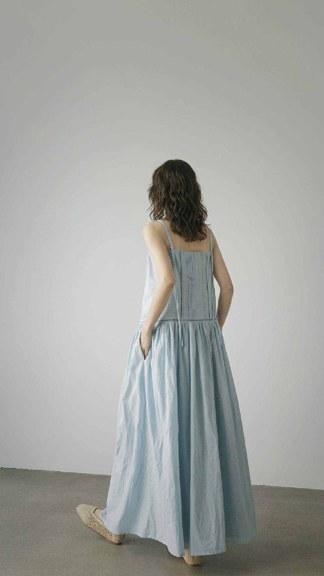 Embroidered Cami Dress