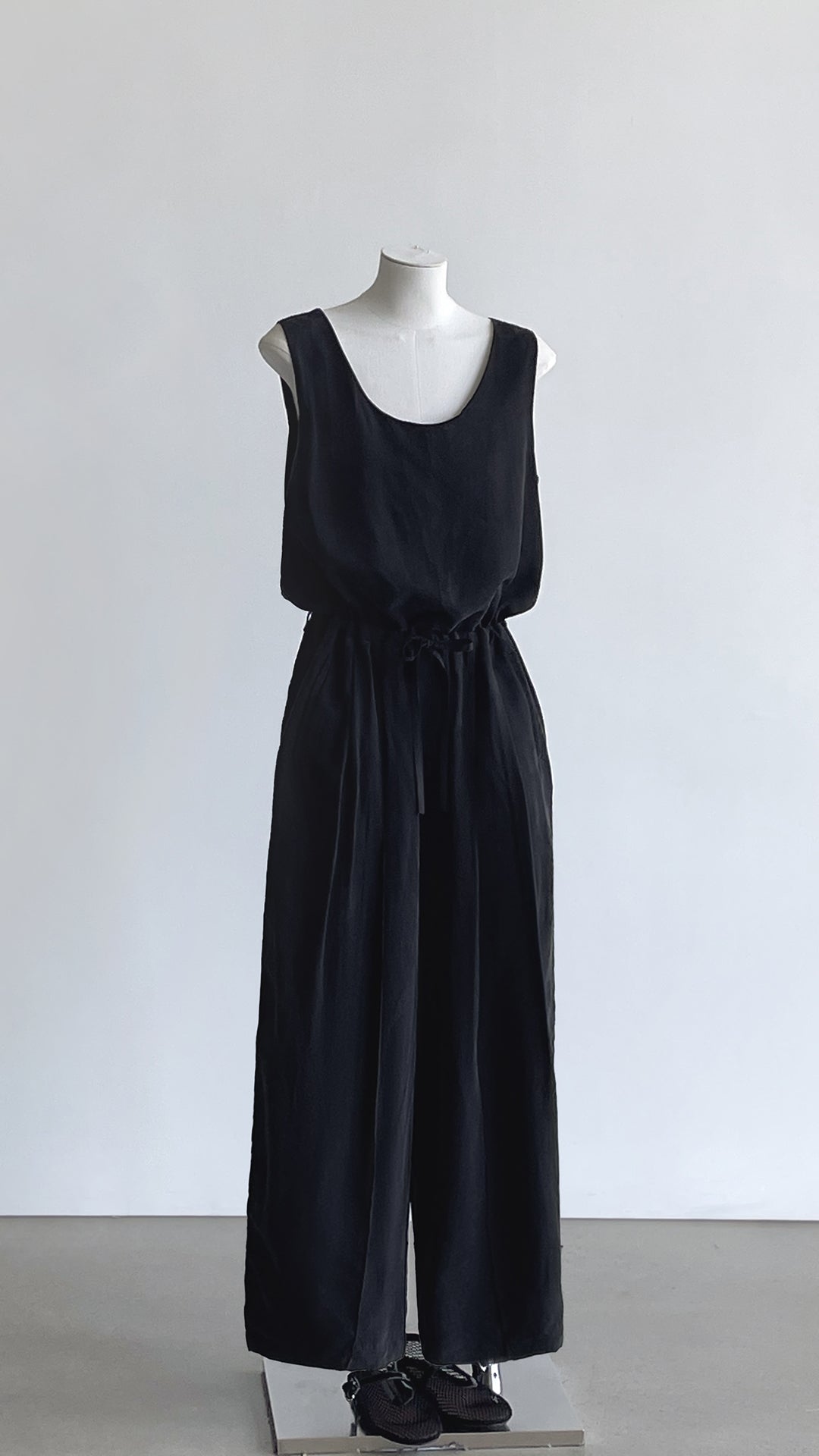Casual Cupro Jumpsuit