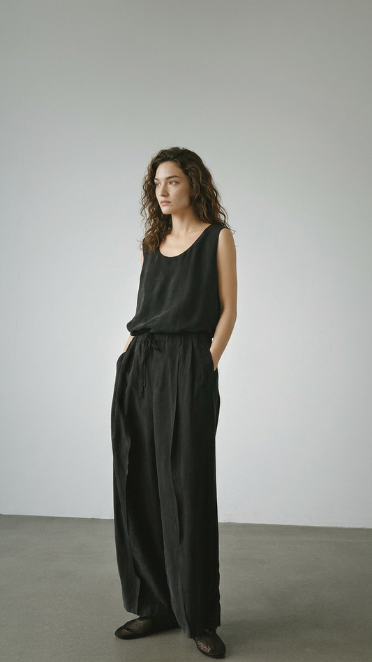 Casual Cupro Jumpsuit