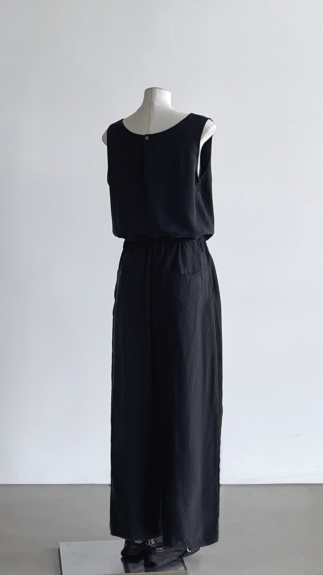 Casual Cupro Jumpsuit