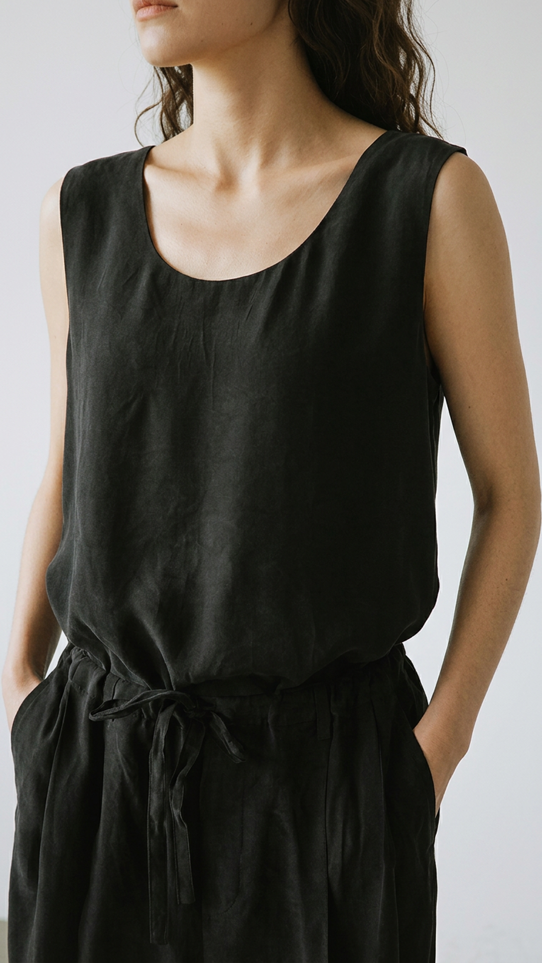 Casual Cupro Jumpsuit