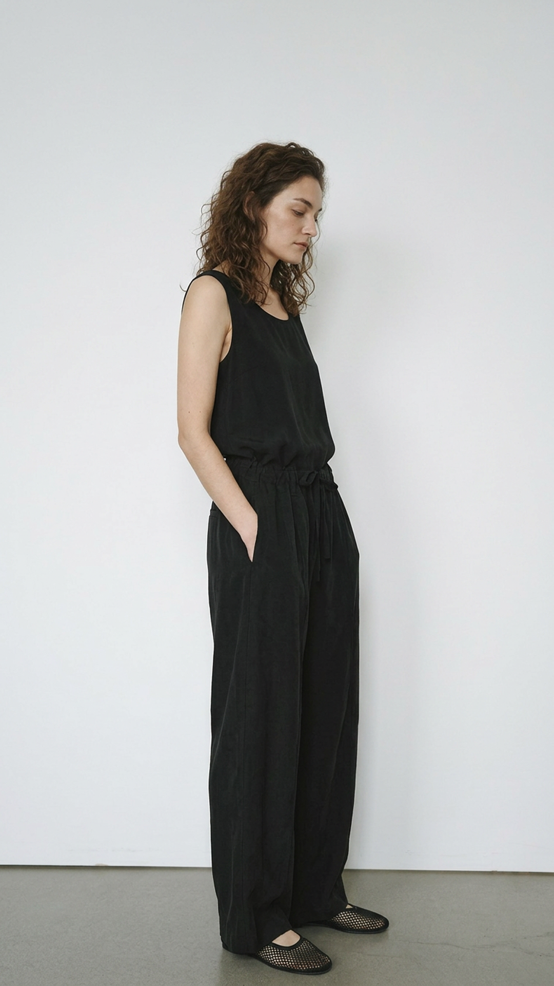 Casual Cupro Jumpsuit