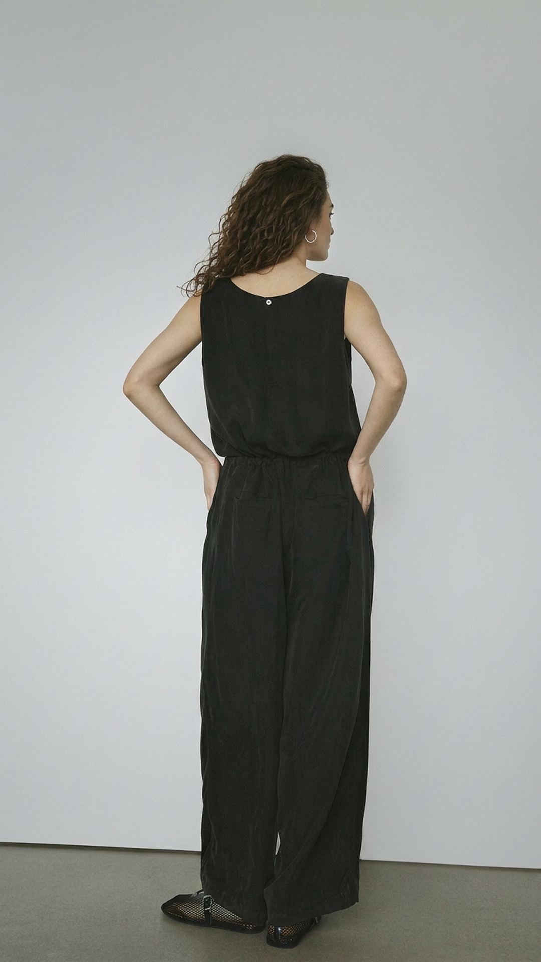 Casual Cupro Jumpsuit