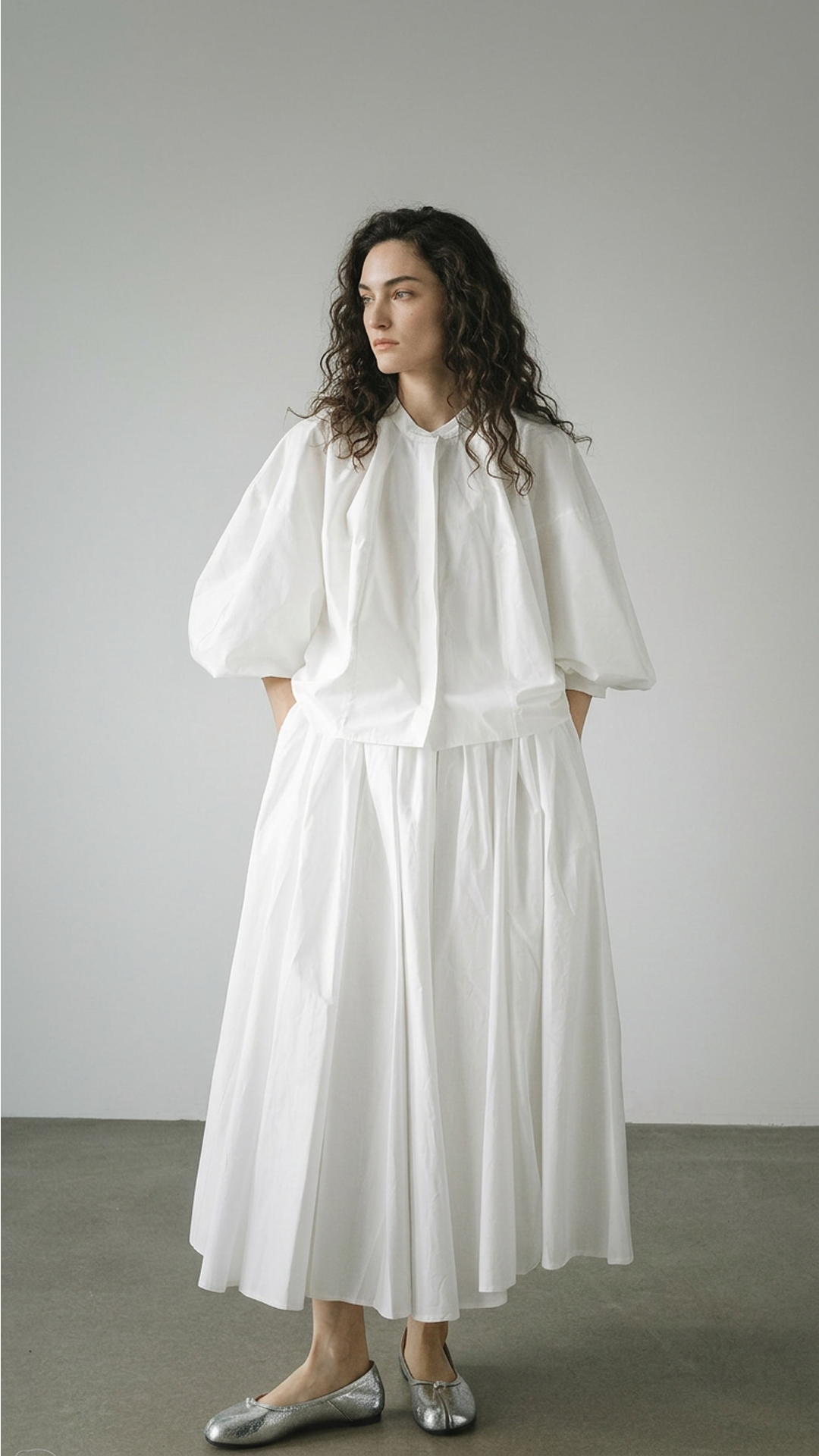 Balloon Sleeve Blouse