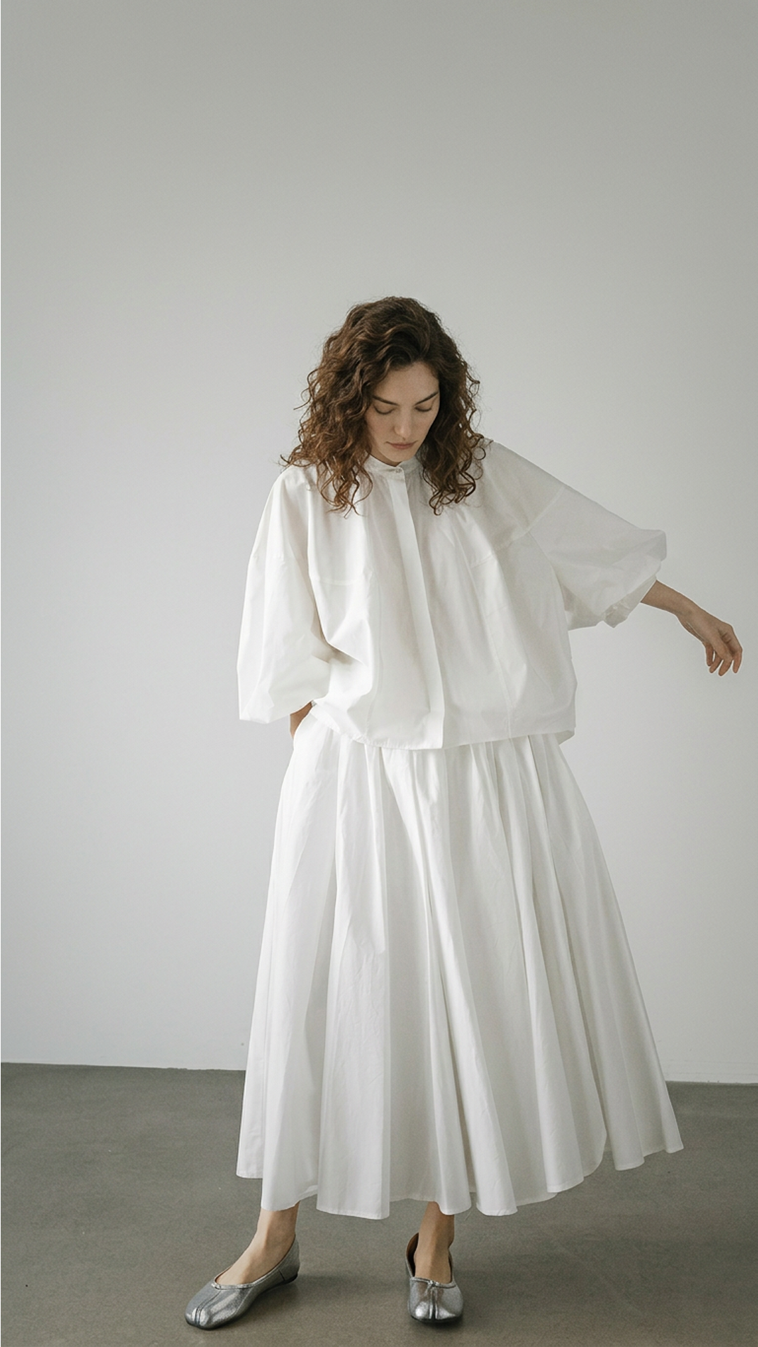 Balloon Sleeve Blouse