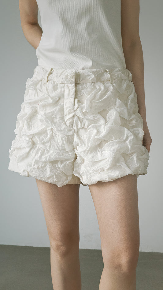 Crinkled Shorts