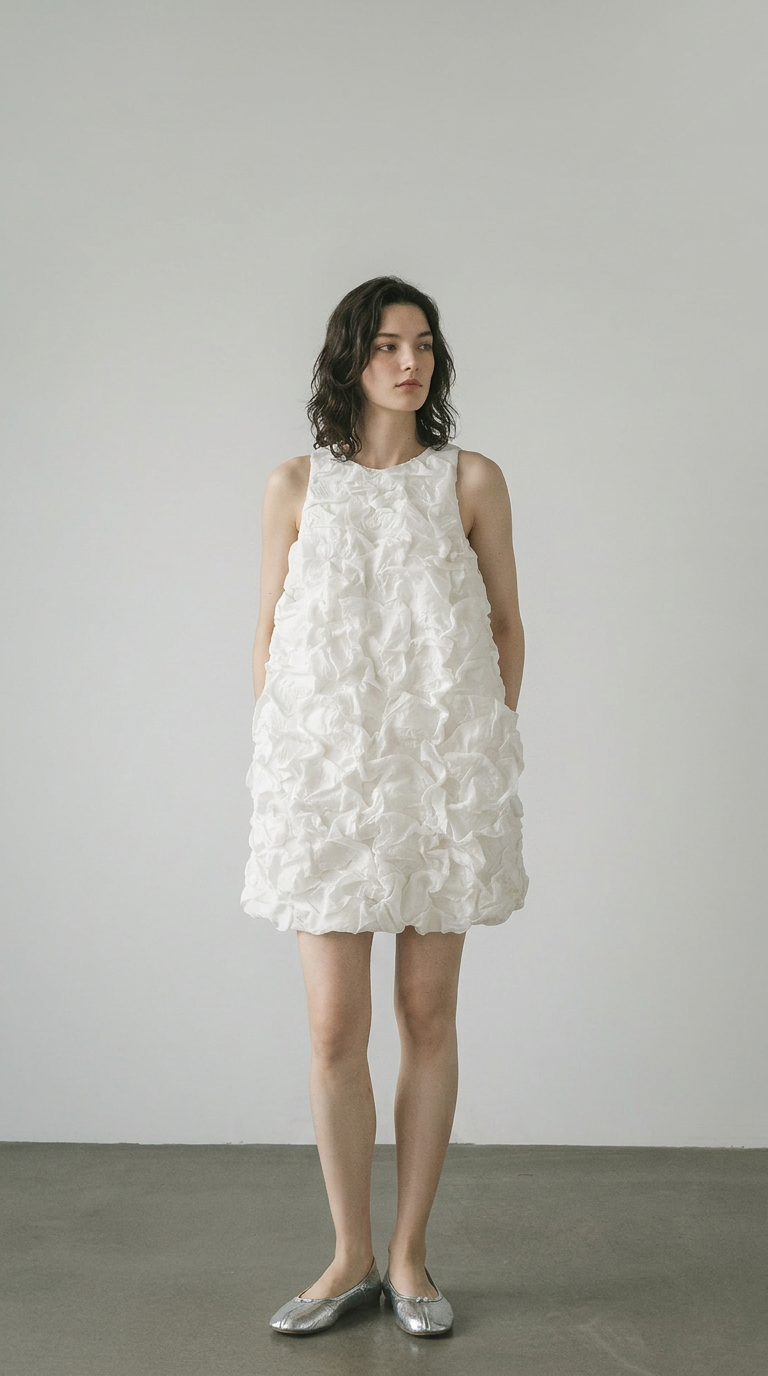 Crinkled Dress