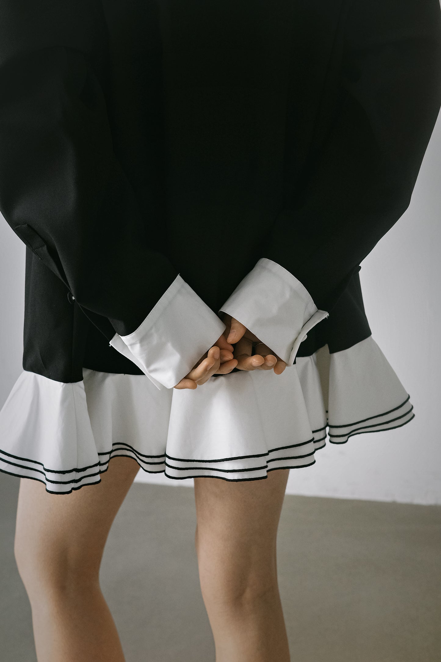 Vintage Contrast Blouse