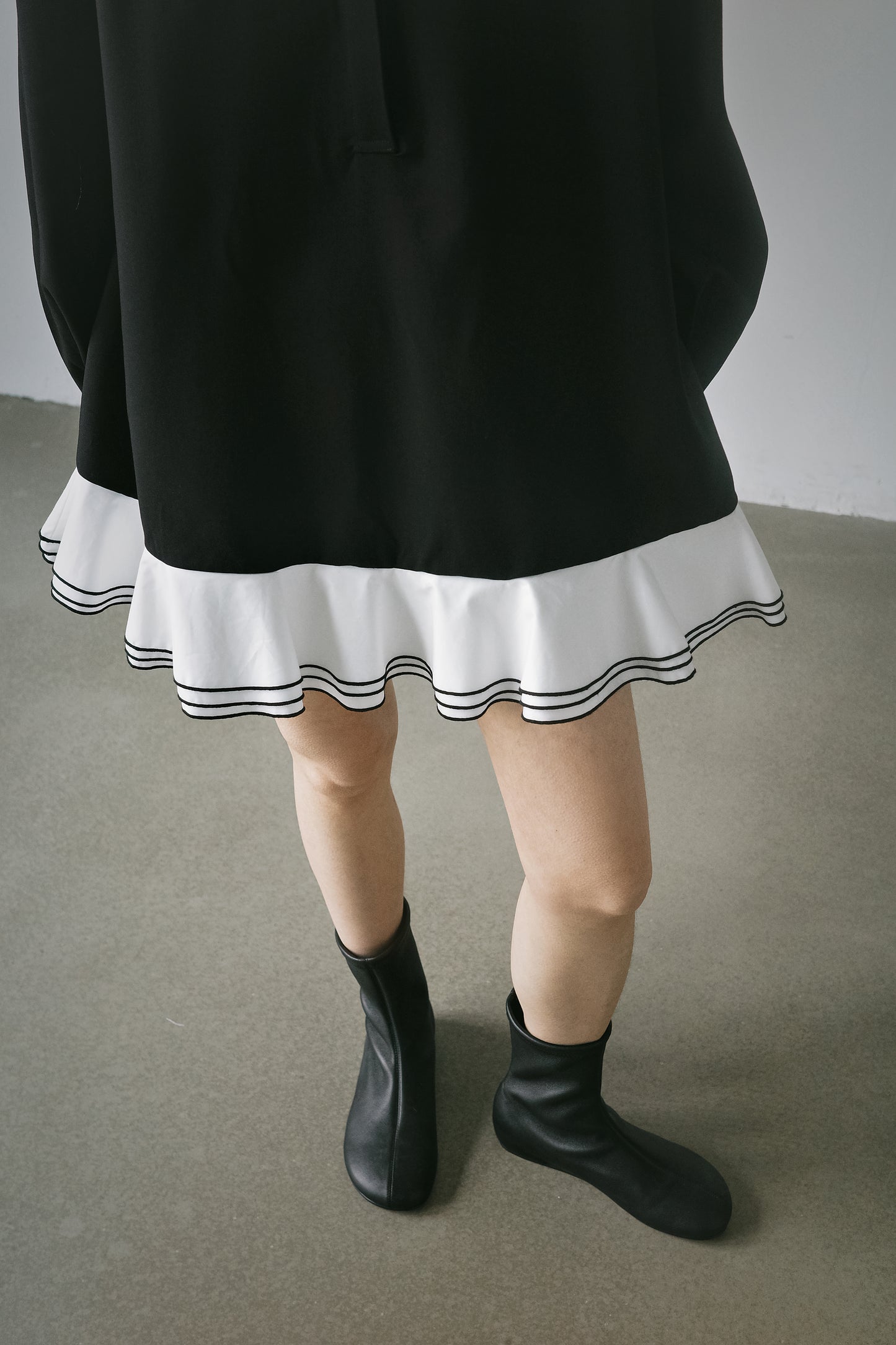 Vintage Contrast Blouse