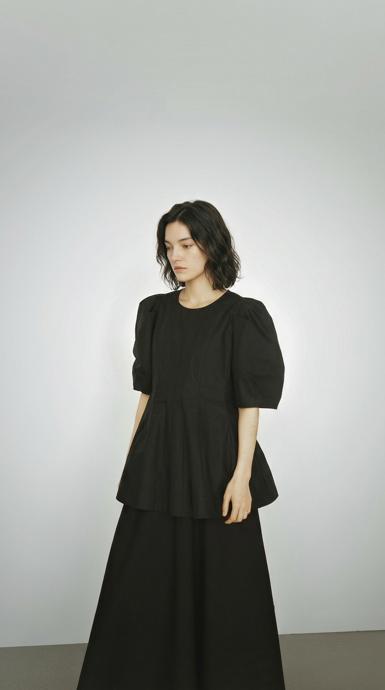 Vintage Puff Sleeve Top