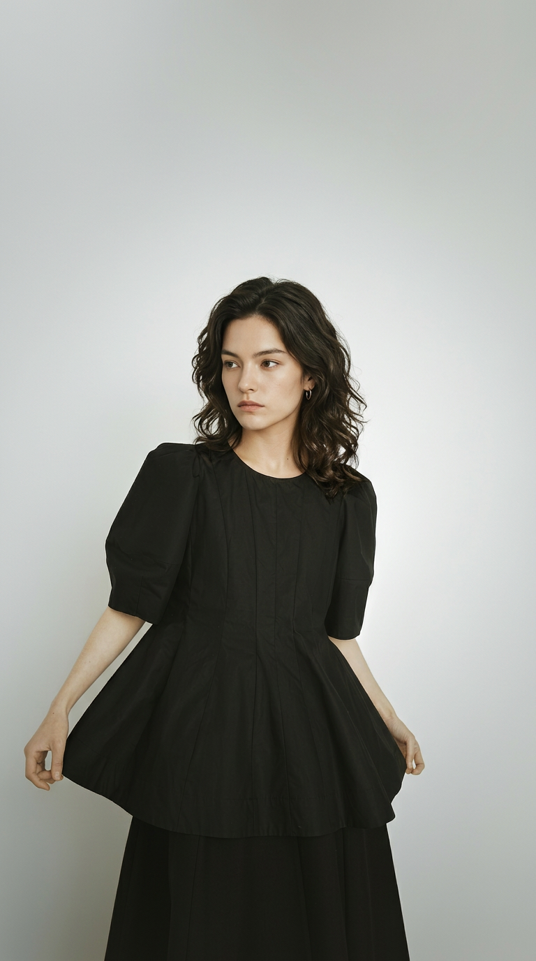 Vintage Puff Sleeve Top