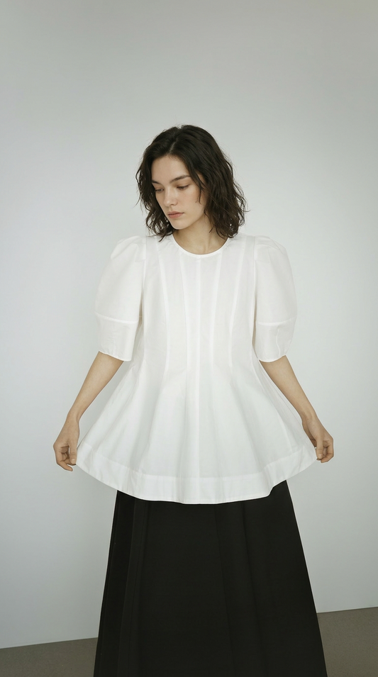 Vintage Puff Sleeve Top